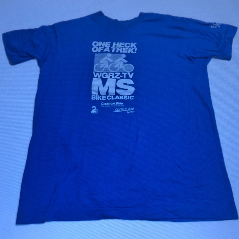 MS Bike Classic Blue Graphic T-Shirt